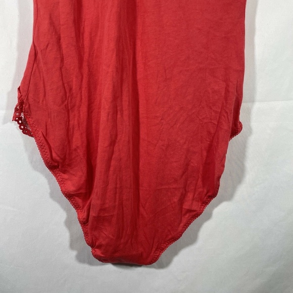 NWT $58 Free People Intimately FP [ Small ] Side of Sass Lace‎ Trim Bodysuit - Picture 10 of 12